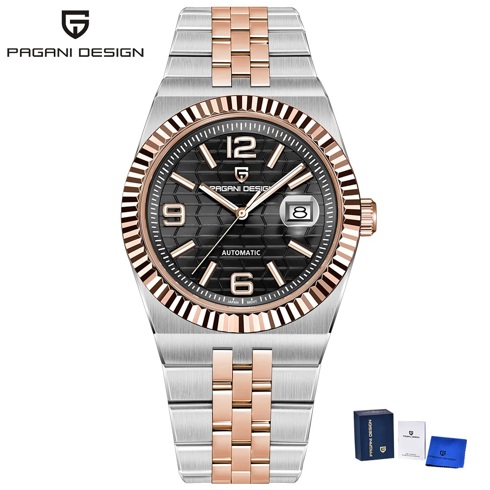 PAGANI DESIGN – Land Dweller 40 – New Watches 3D Rhombus Dial Luxury Automatic W