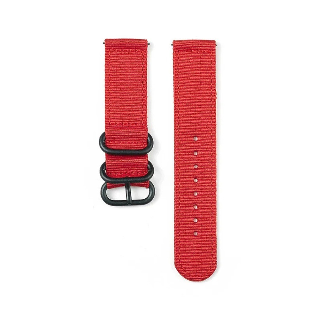 18mm 20mm 22mm Durable Military Woven Nylon Wrist Watch Band Quick Release Strap