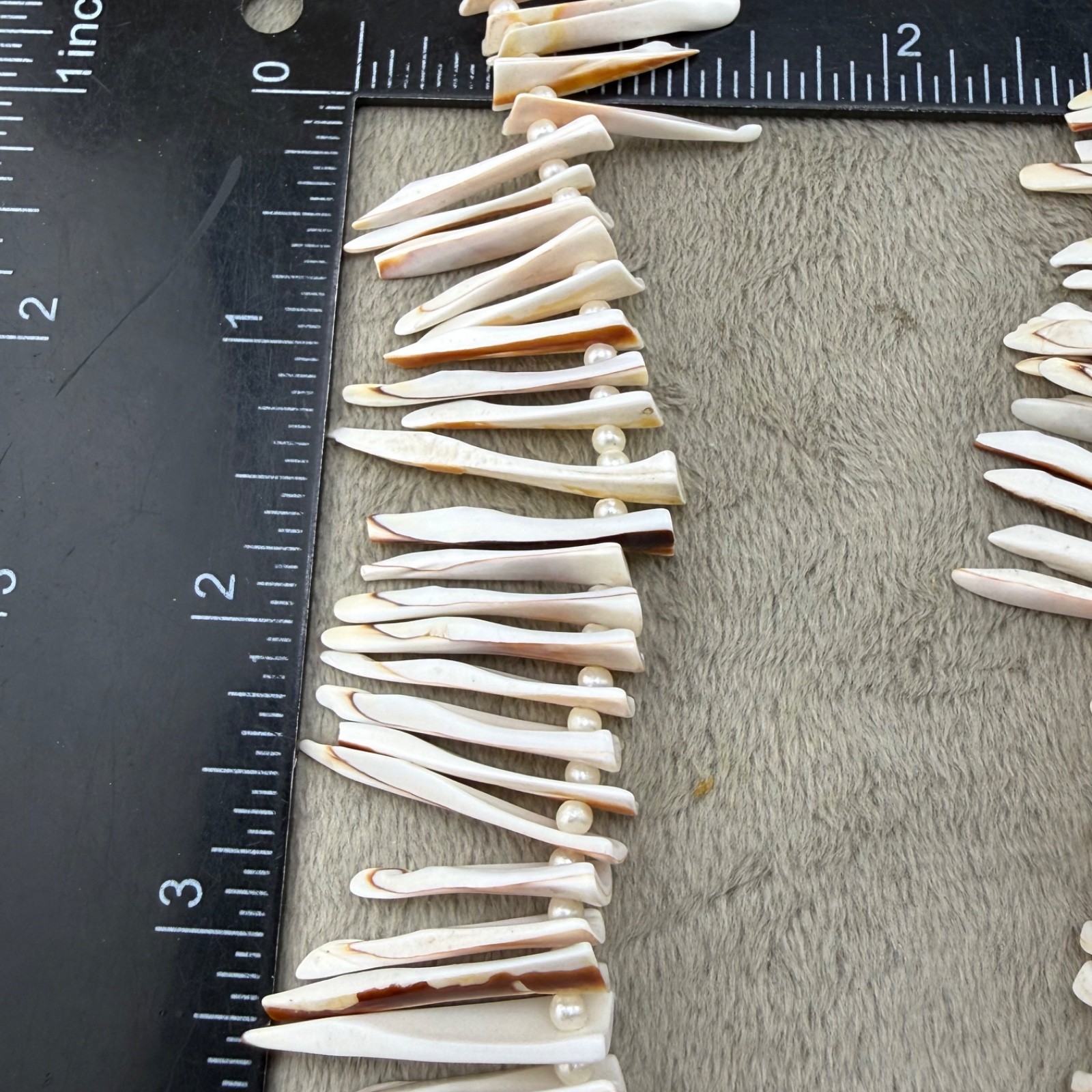 Vintage Shell Necklace Surfer Beach 18”