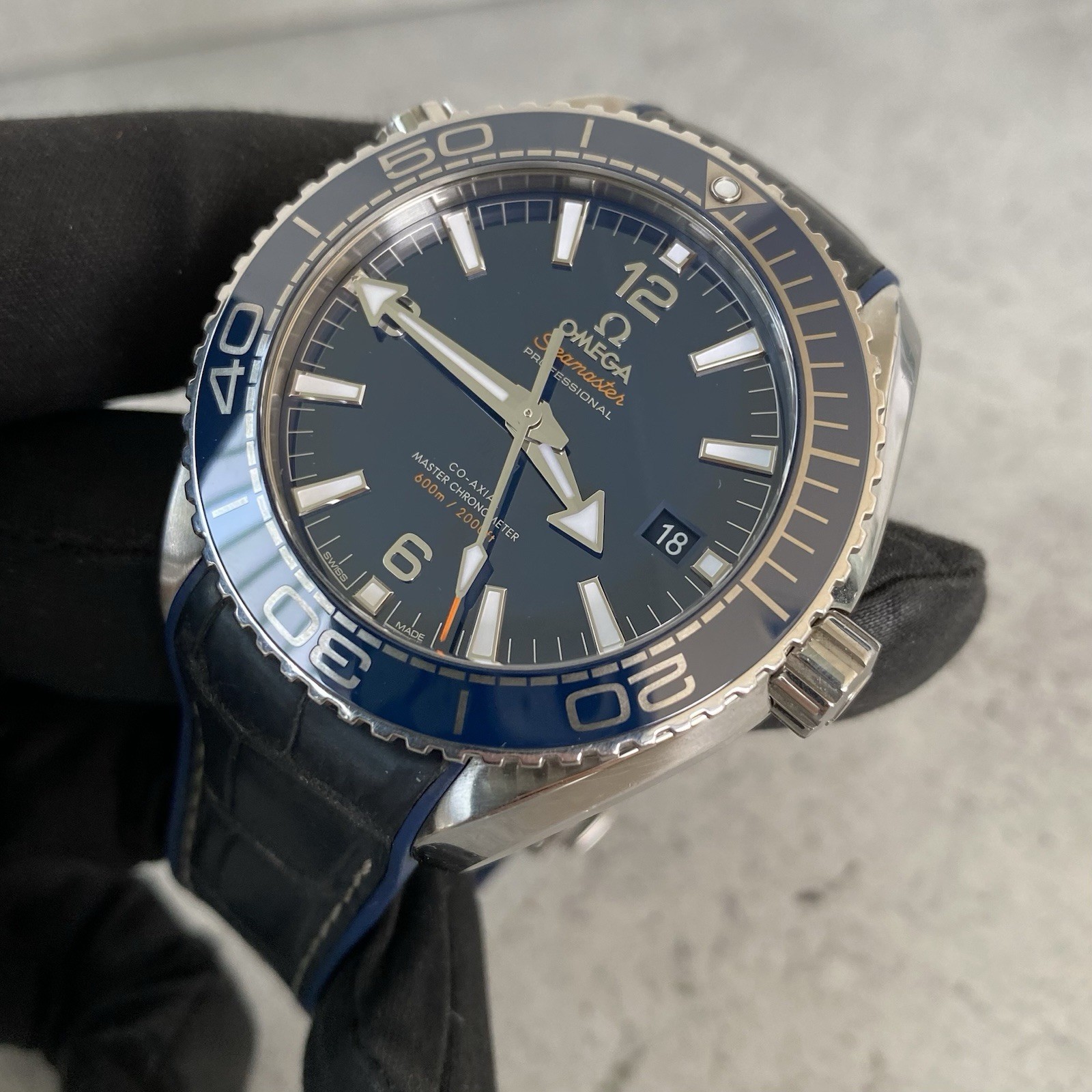 Omega Seamaster Planet Ocean Automatic Co-Axial Quickset Date-Full Set -2018-LIV