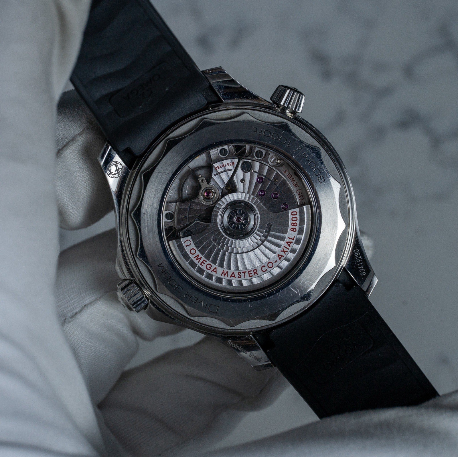 OMEGA Seamaster Diver 300M 210.32.42.20.01.001 Black Wave Dial Box And Papers