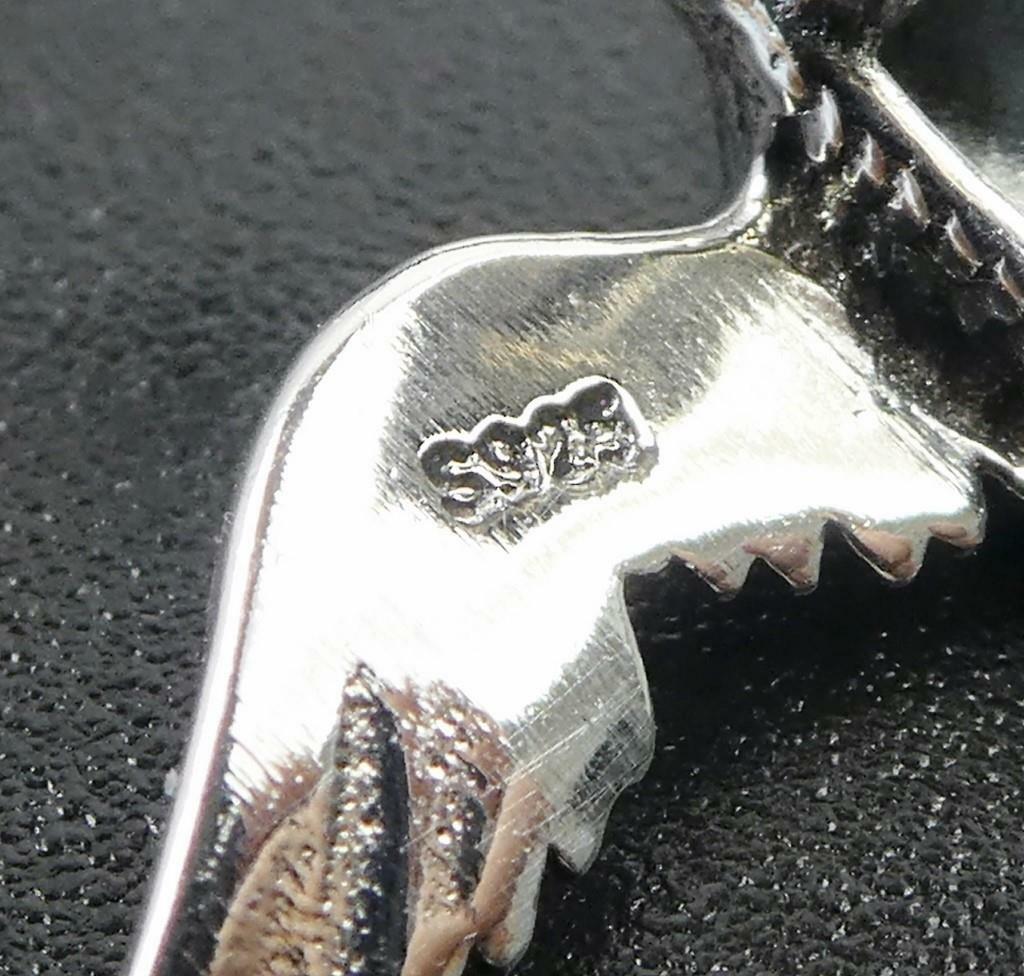 Unique Sterling Silver Flying Egret Stork Bird Stud Post Earrings Fine Details