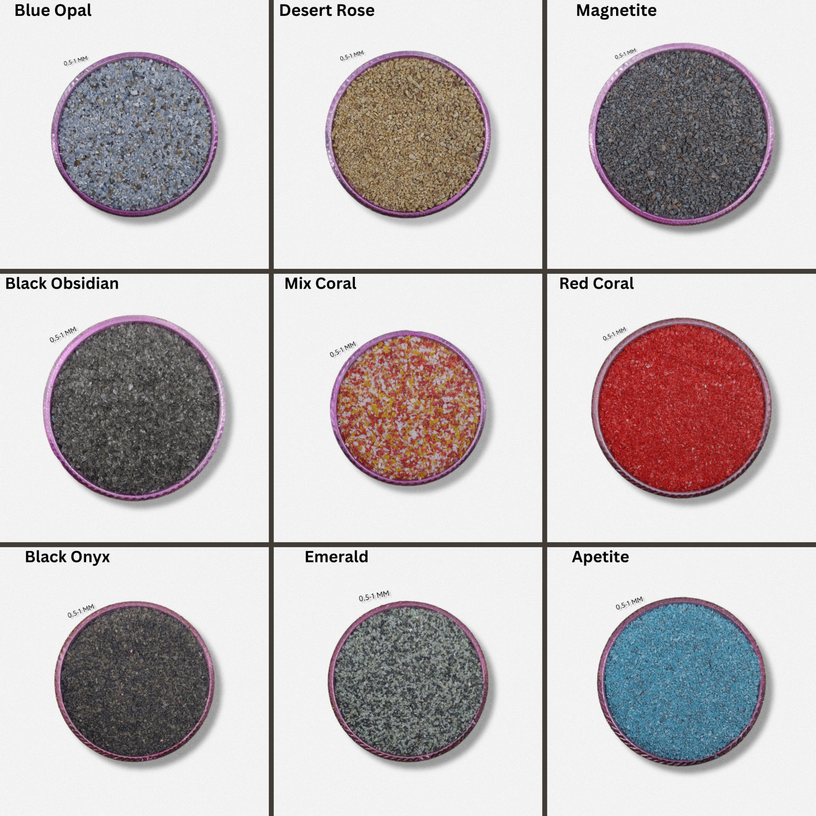70+ Crushed Gemstone Coarse 0.5-1 MM Stone Coarse Crushed Stone Healing Powder