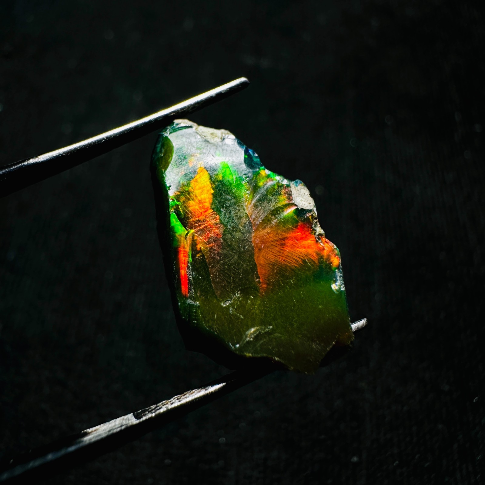 Natural Black Opal Rough Loose Raw Gem Cutting Stone For Collectors 10.00 CTS