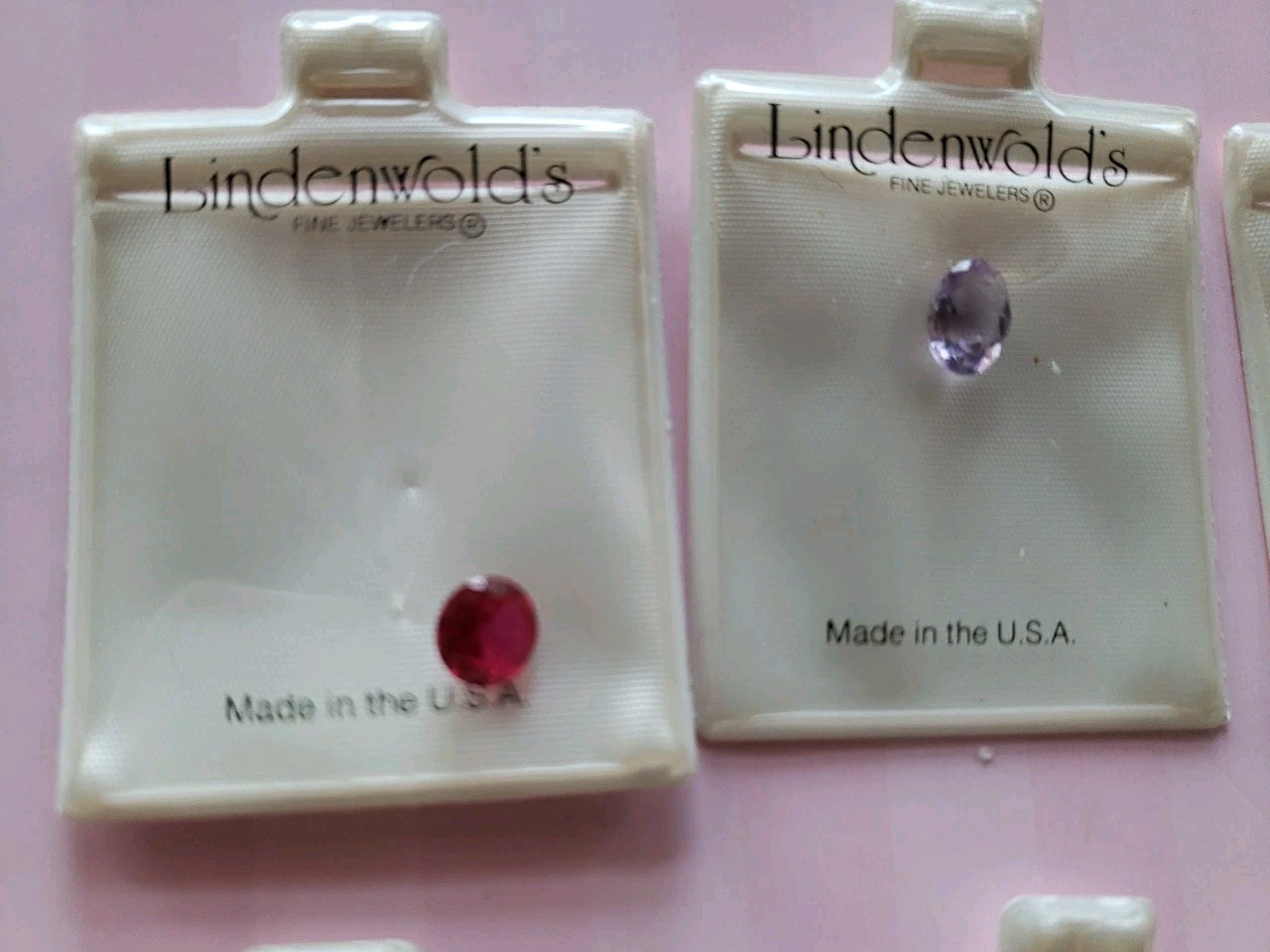 LOT OF 6 Vintage Lindenwold’s Gemstones Tested With The Presidium Tester
