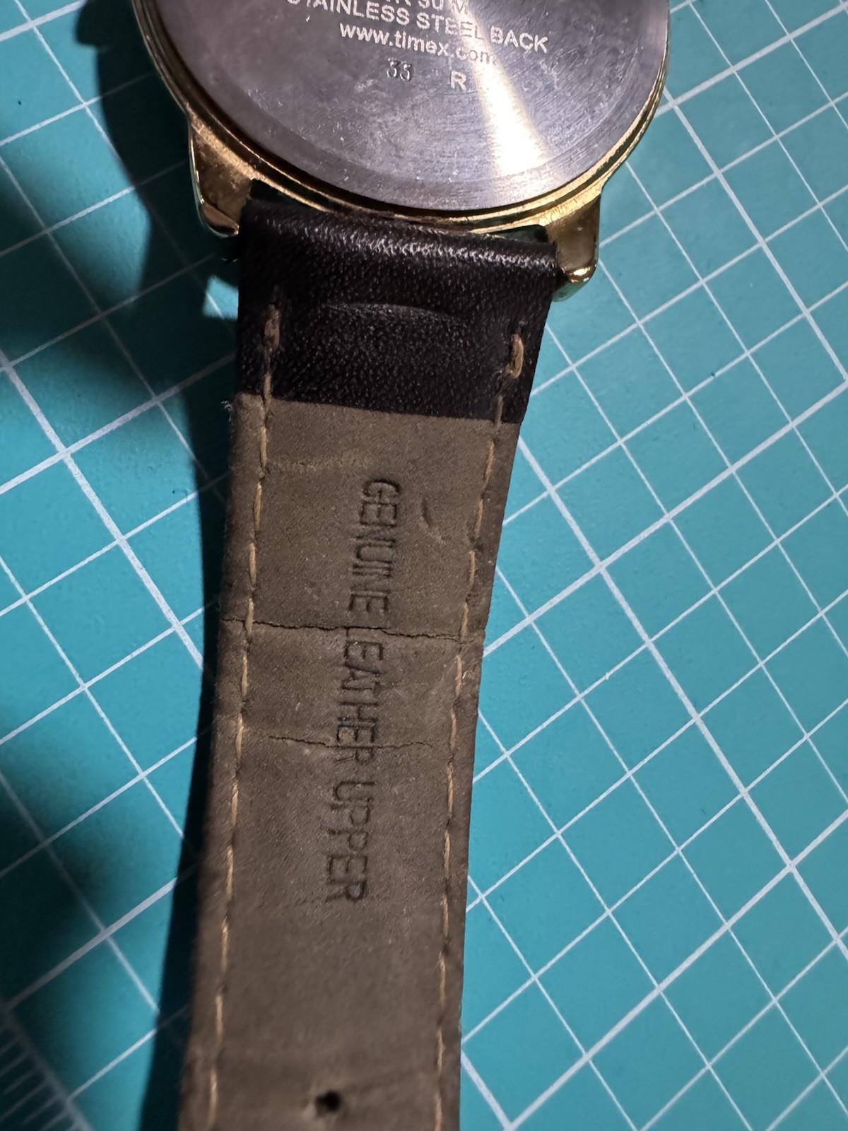 Timex Indiglo WR 30M Date & Time Watch Good Tone Working CR2016 Cell 33 R