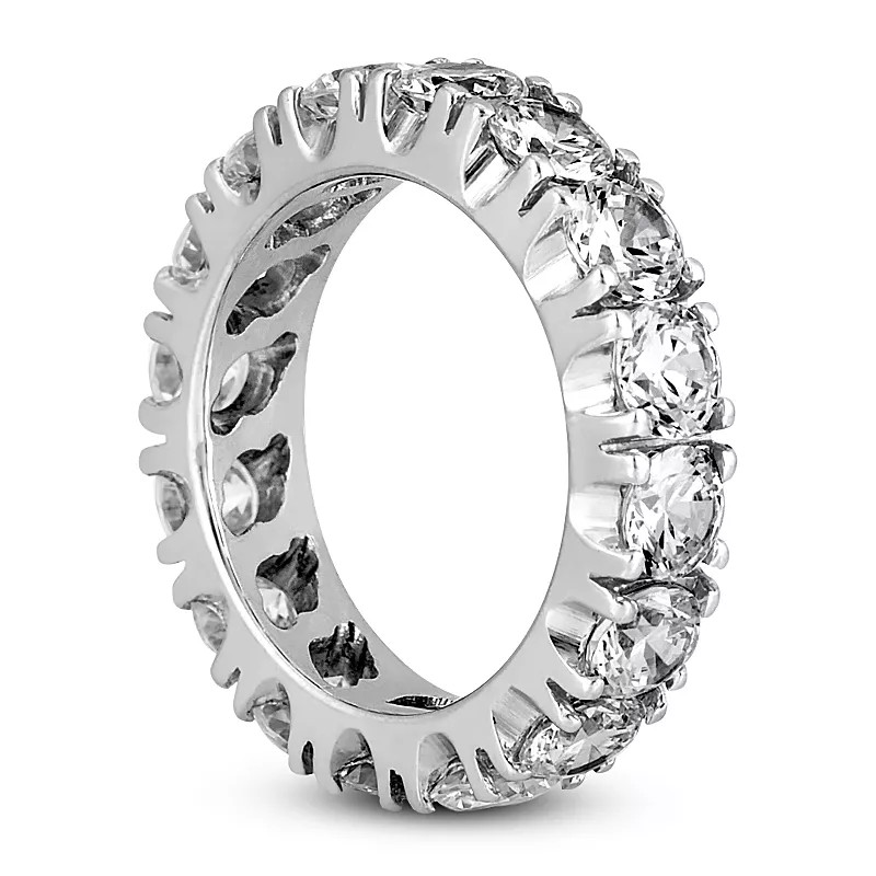 14K Gold Eternity Wedding Ring Classic 1.50 Carat Round Lab-Grown Diamond E VVS2