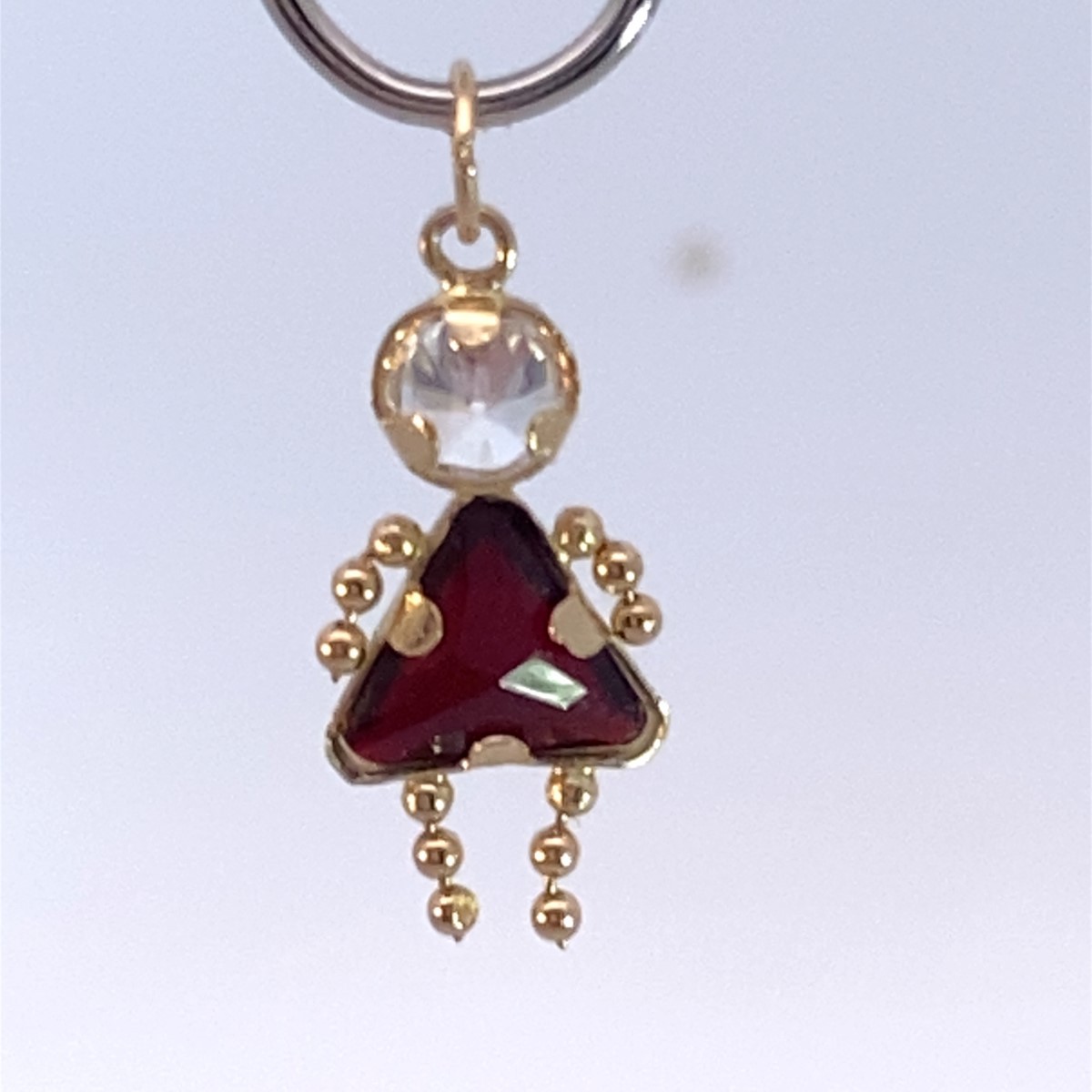 Cubic Zirconia 14K Yellow Gold 0.5g (EL1123825)