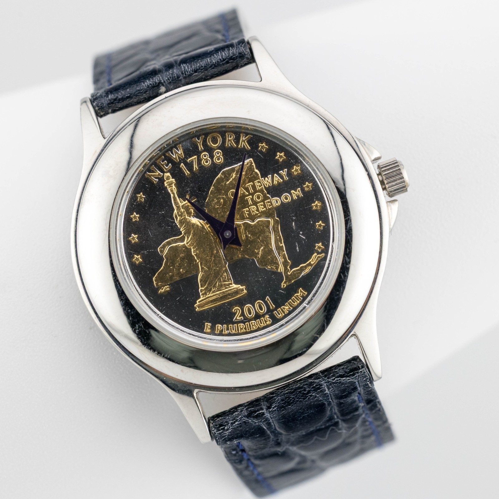 De’Tomaso Limited Real Coin Dial Swiss Made Quartz Women’s Watch New Battery