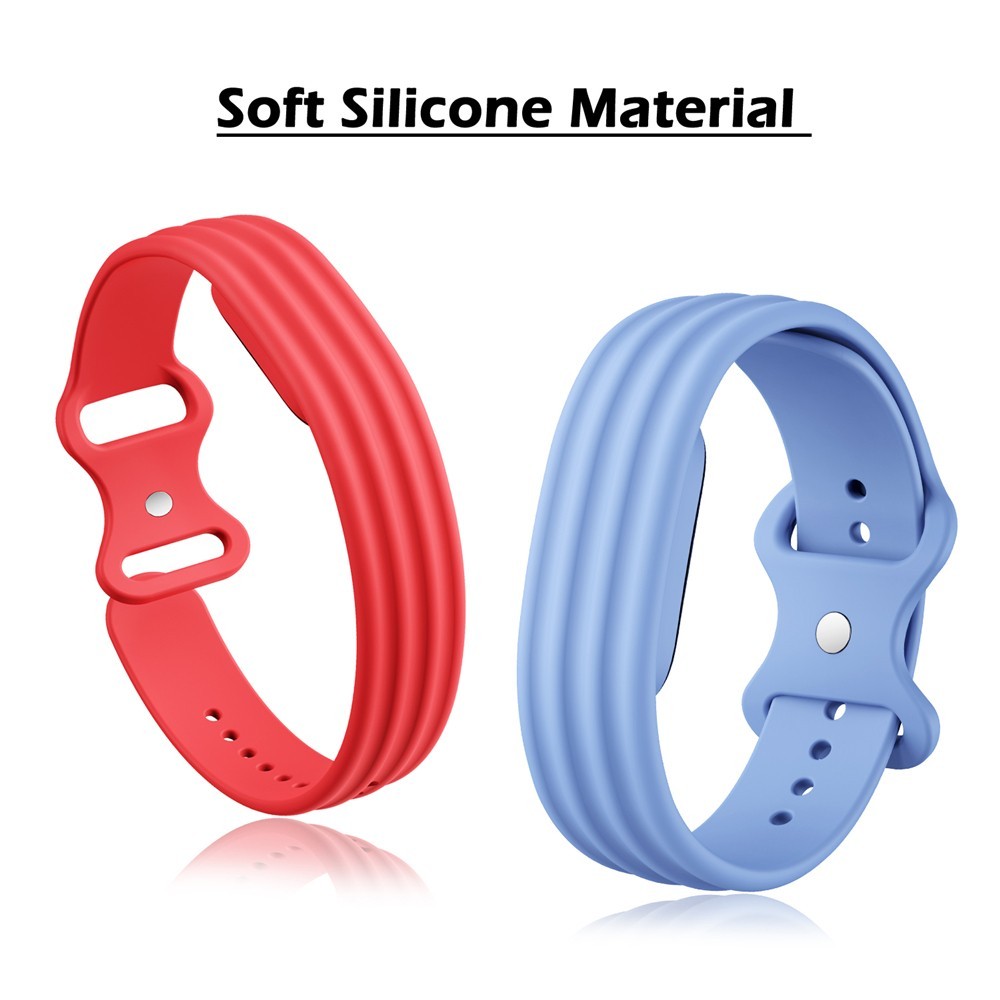 For Google Fitbit Air Band One-piece Strap Soft Silicone Sport Band Replacement