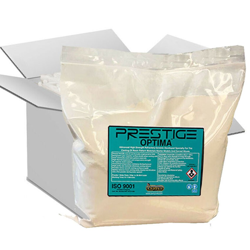 Prestige Optima H.Temp. Investment Powder for Resin, Gold & Silver Lost Wax 30Lb