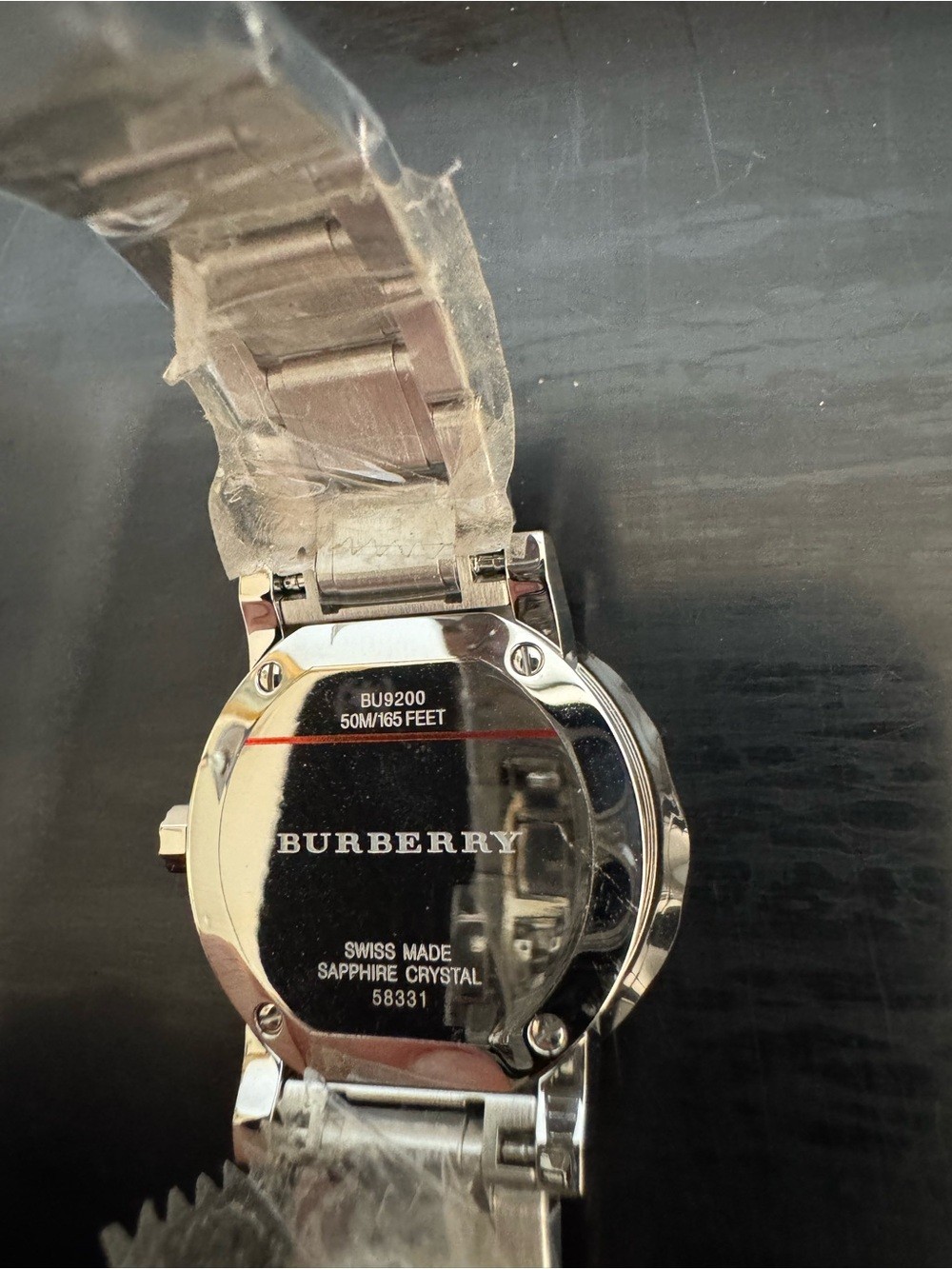 NWT Burberry Women’s Silver Dial Stainless Steel Watch BU9200