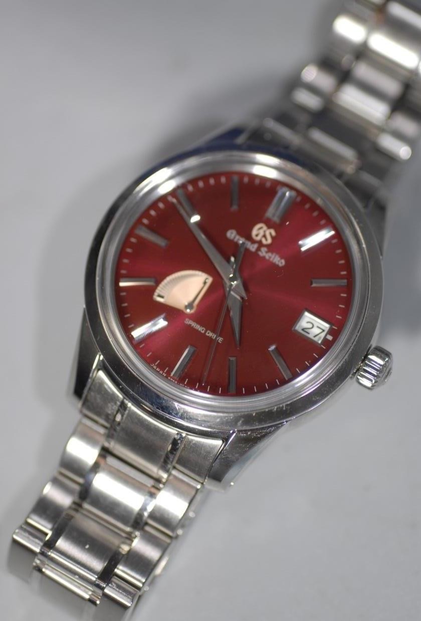 Grand Seiko Red Elegance Collection 20th Anniversary Limited SBGA499 Nice Minty!