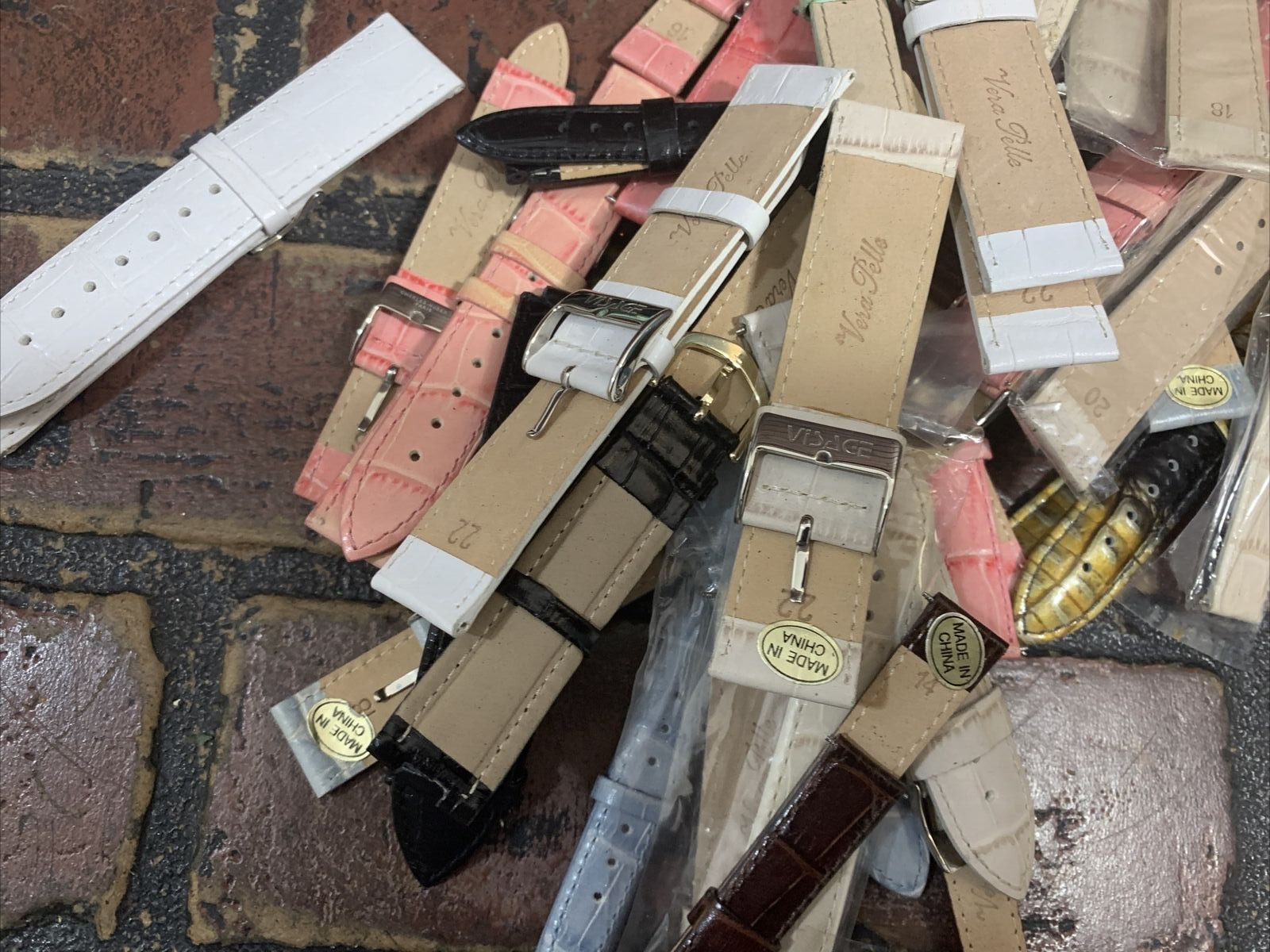 Vera Pelle Watch Wrist Band Strap New Lot of 43