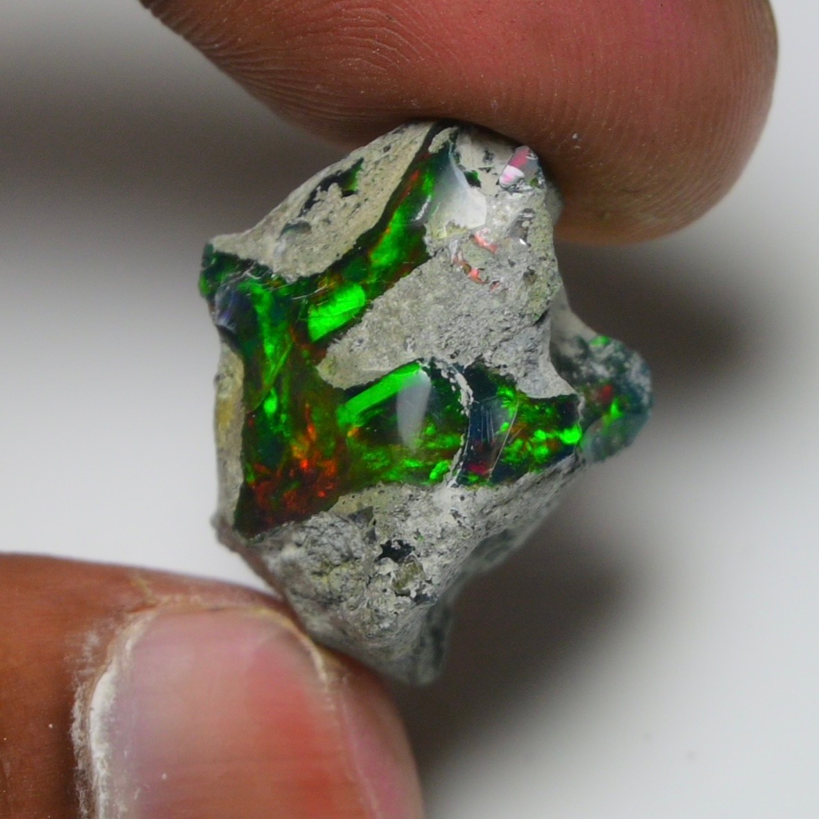 21.10 Cts Smooth Black Ethiopian Opal Rough, Ideal for Jewelry – Smoked Opal Raw