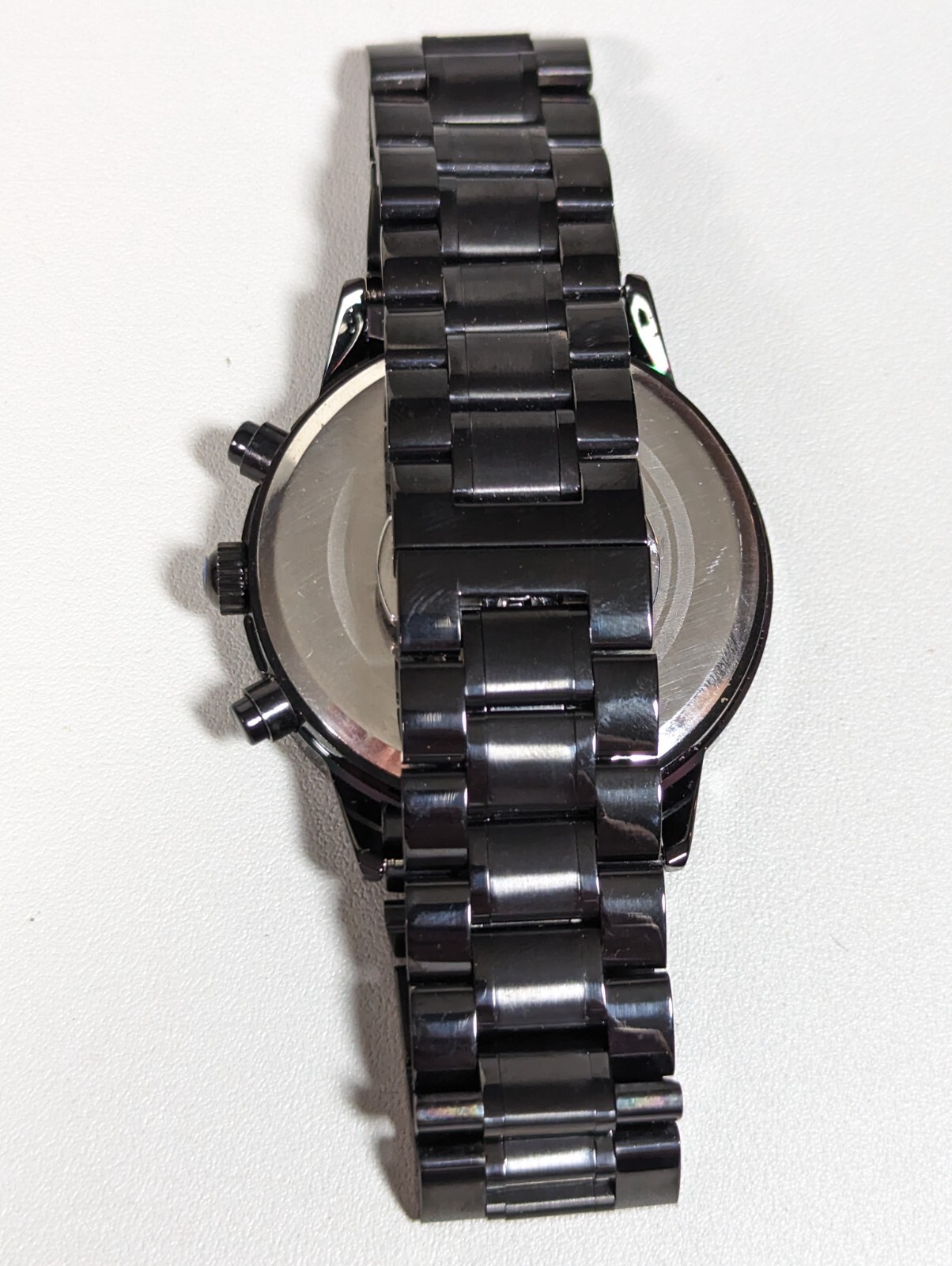 LIGE Dream Multifunction Dial Moon Phase Central Second Round Black Case Watch