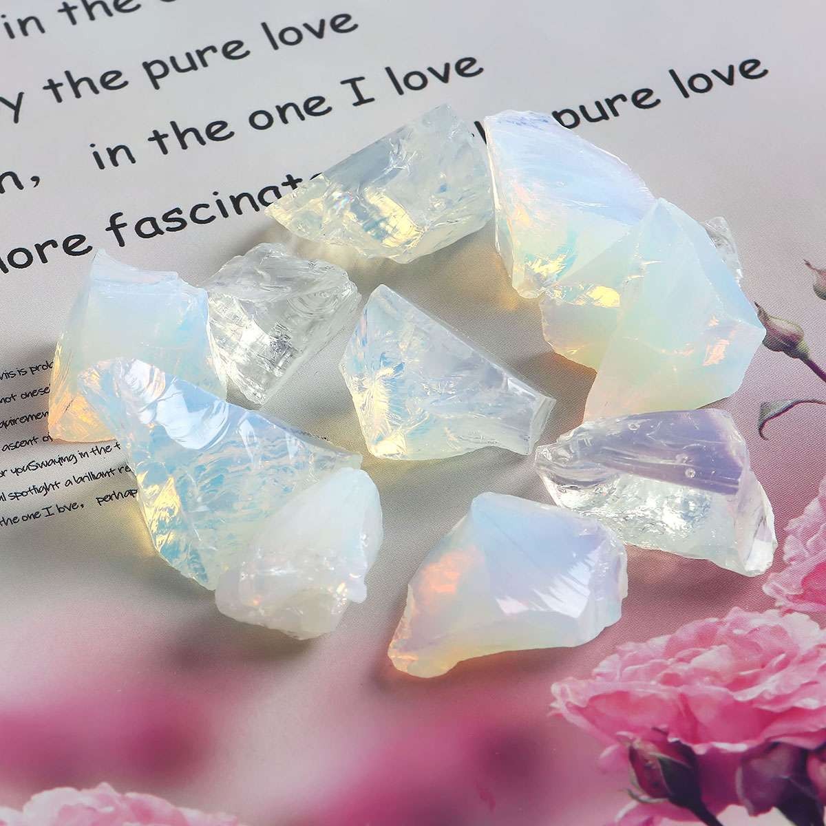 10pcs Natural Rough Stones Rocks – Crystals Wholesale Gemstones – Healing Gems