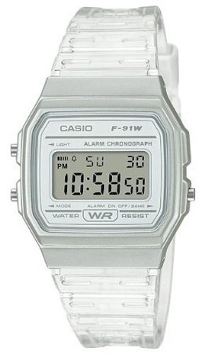 BRAND NEW CASIO F-91WS-7JH DIGITAL WRISTWATCH ALARM BACKLIGHT CHRONOGRAPH