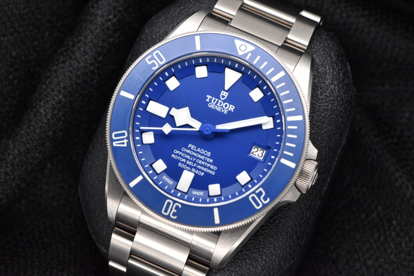 Tudor Pelagos 42mm Titanium Blue Dial 25600TB Watch