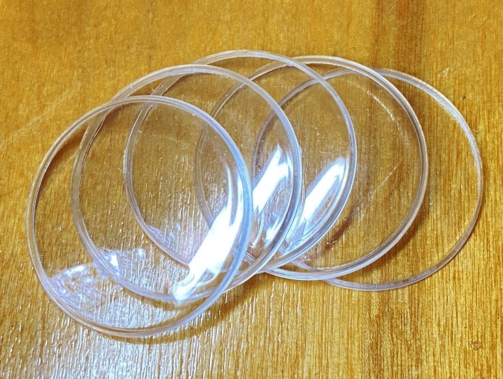 5pcs Diameter 31.8 mm USSR Watch Replacement round plastic glass 5pcs
