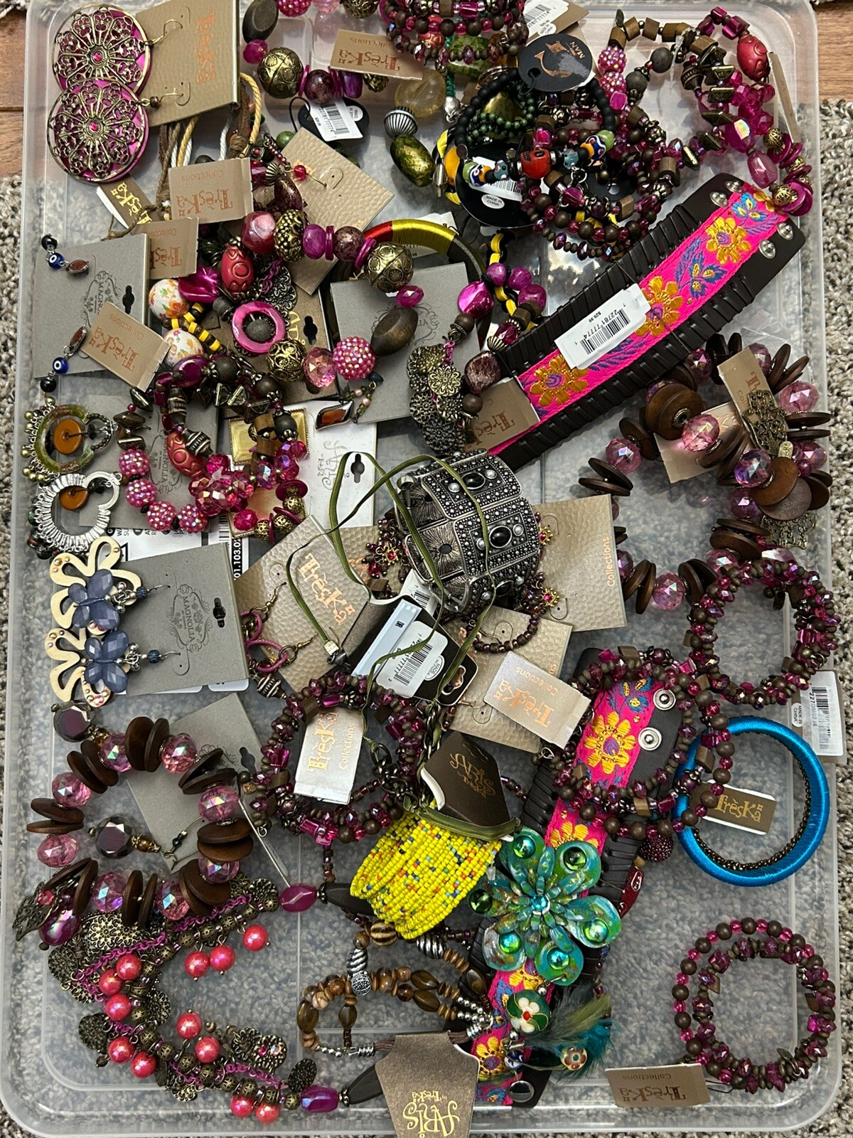 NEW Aris By Treska MYSTERY BOX Jewelry Necklace Bracelet 4-Pieces READ Descript