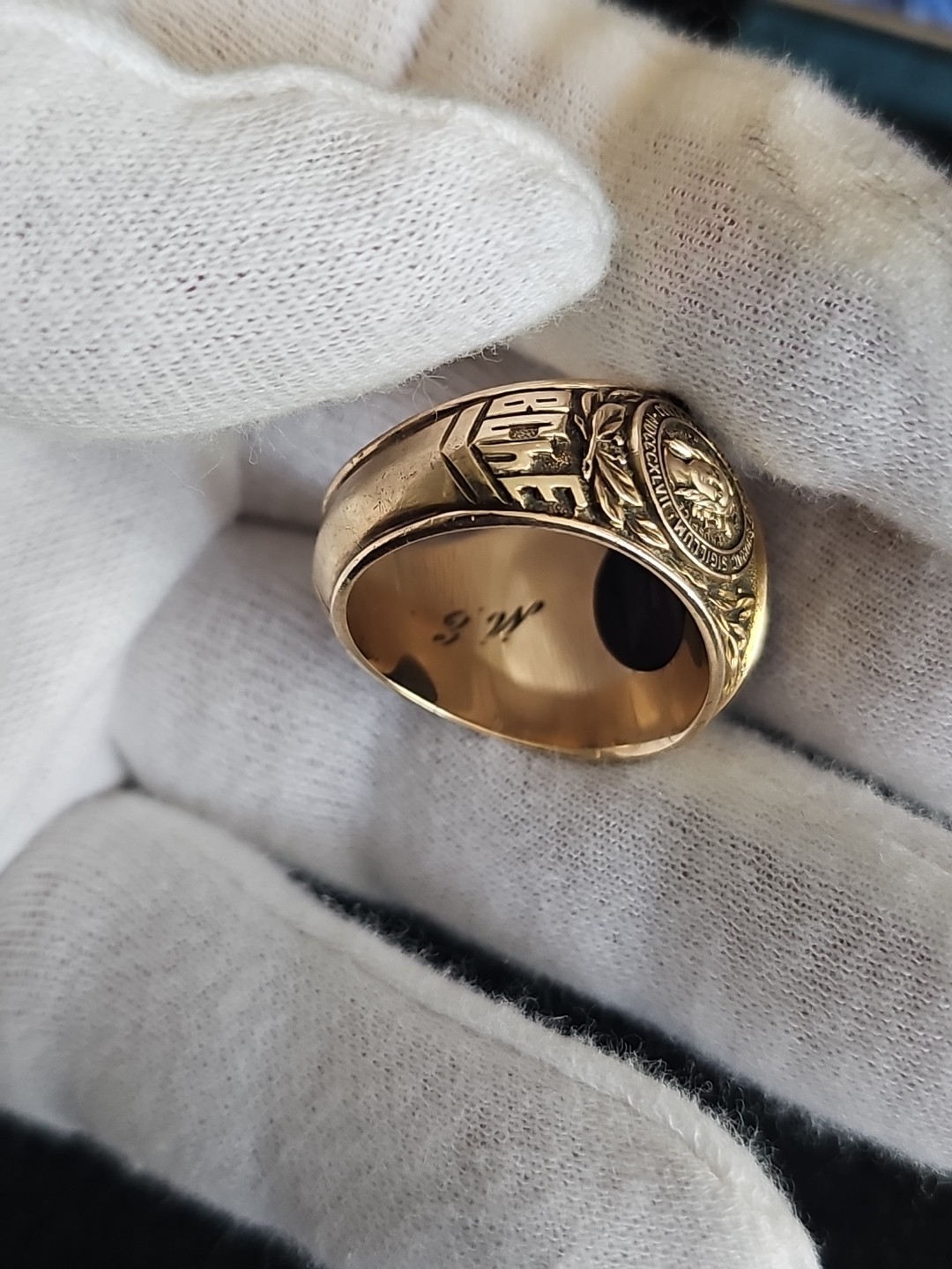 Vintage 1958 Balfour 10K Yellow Gold The City College New York Ring 23.4 Grams