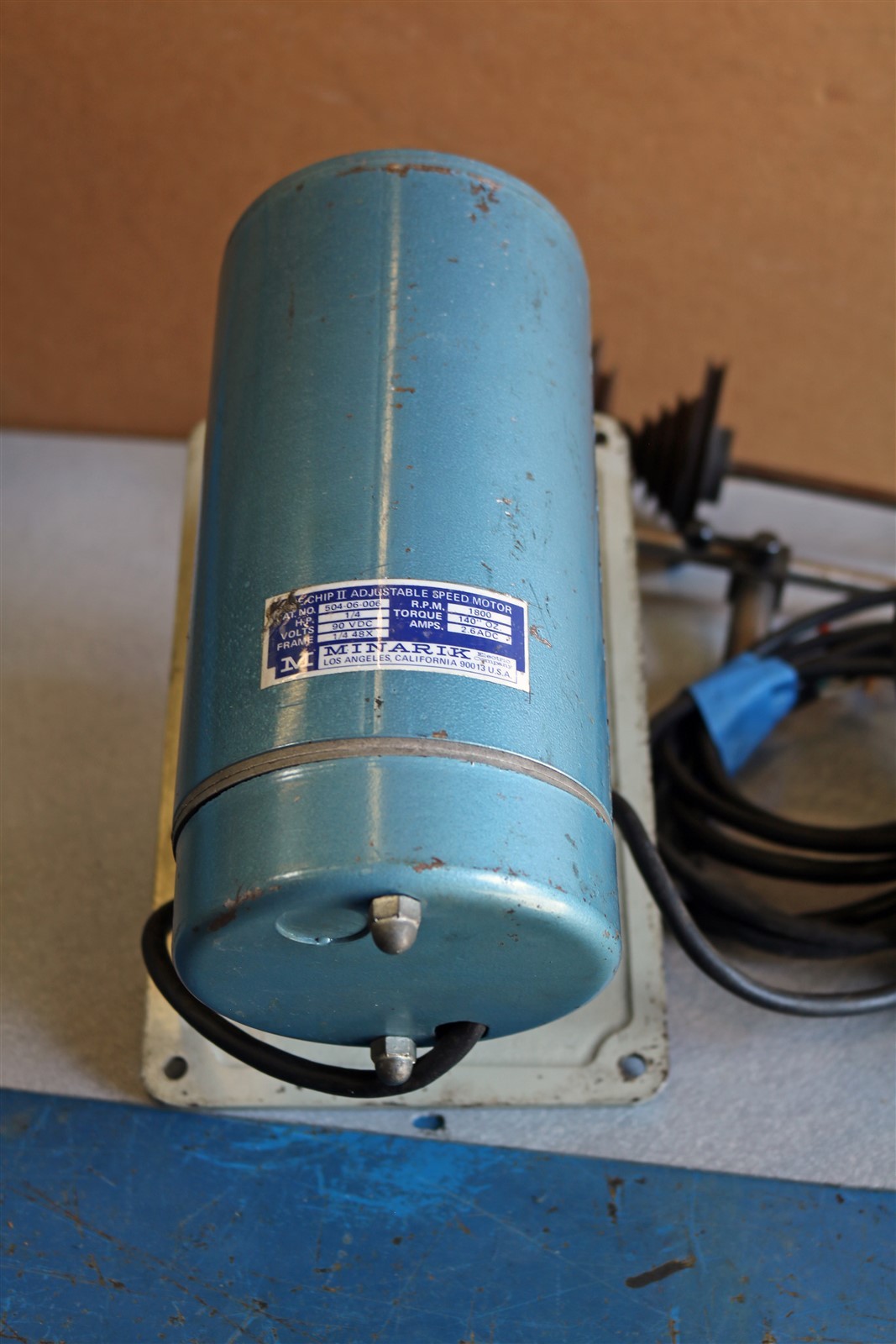 Levin Lathe Countershaft, Base, DC Motor W/ Variable Speed Drive Unit – – E3039
