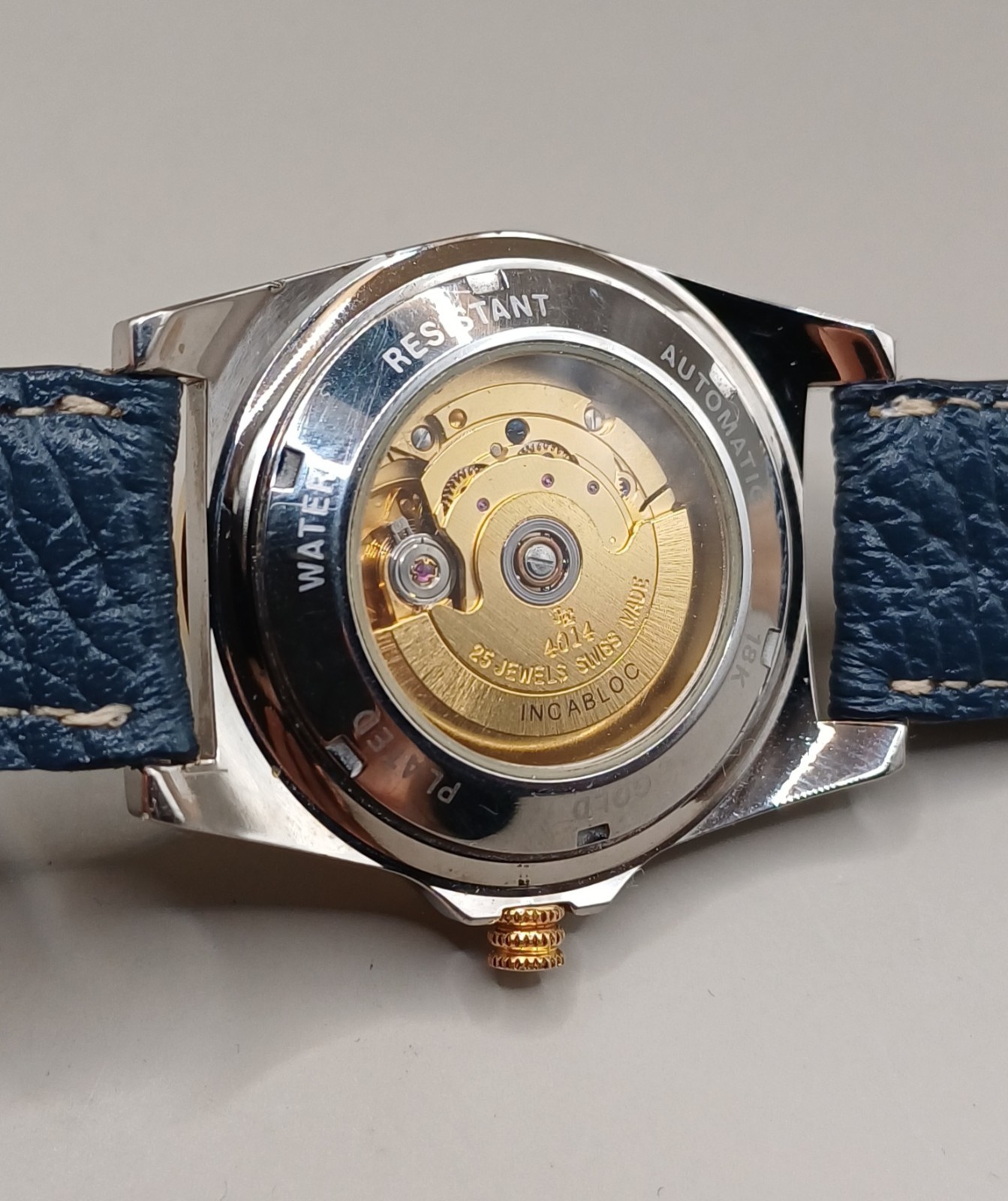 Rare Vintage JACQUES EDHO Swiss Mechanical Automatic Watch 25 jewels, 38 mm
