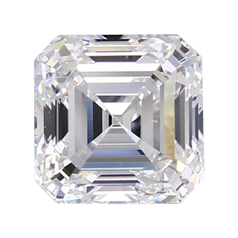 7.00mm White Loose Moissanite Stone D Color Asscher Cut VVS Pass Diamond Test