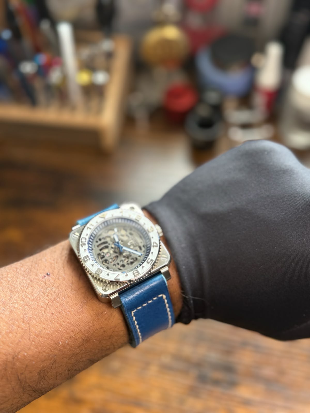 Bespoke Skeleton mod Automatic Watch powered by nh72 movement