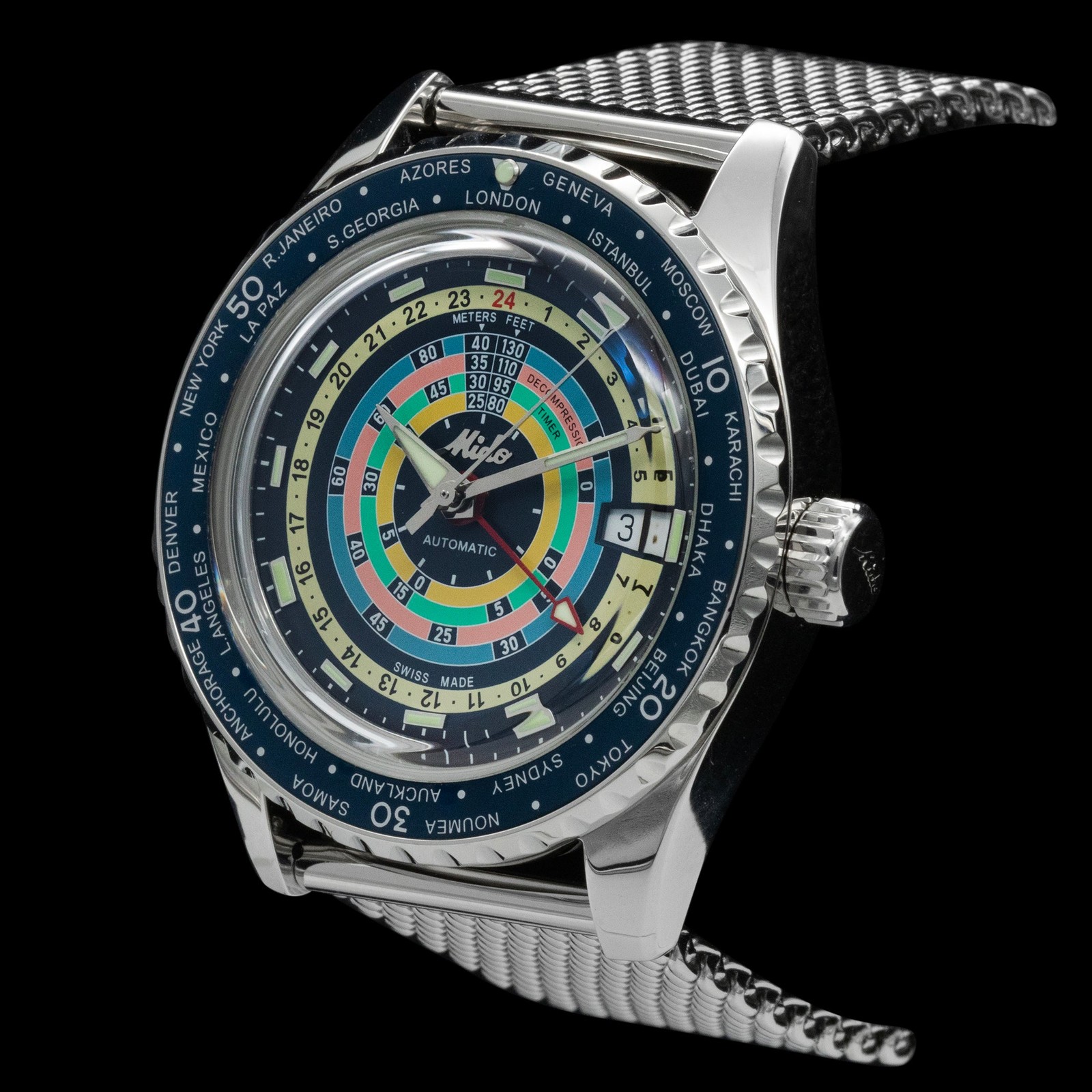 Mido – 2020s Ocean Star Decompression Worldtimer M026.829.17.041.00