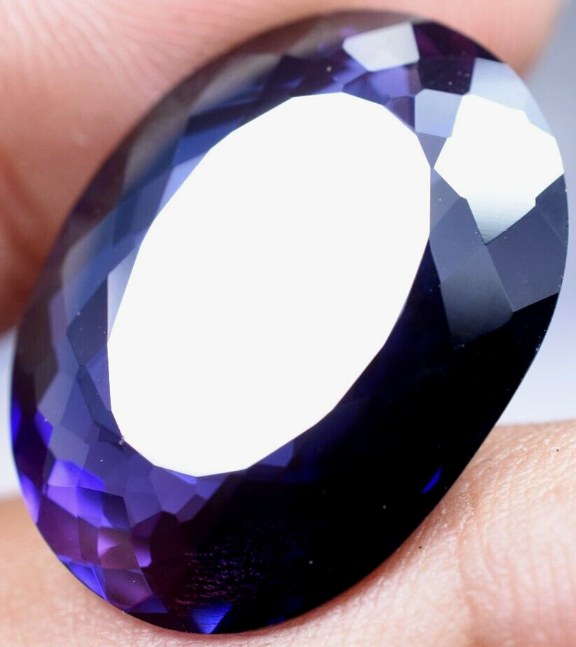 Natural 30.00 Ct Boysenberry Sapphire GGL Certified fabulous Loose Gemstone