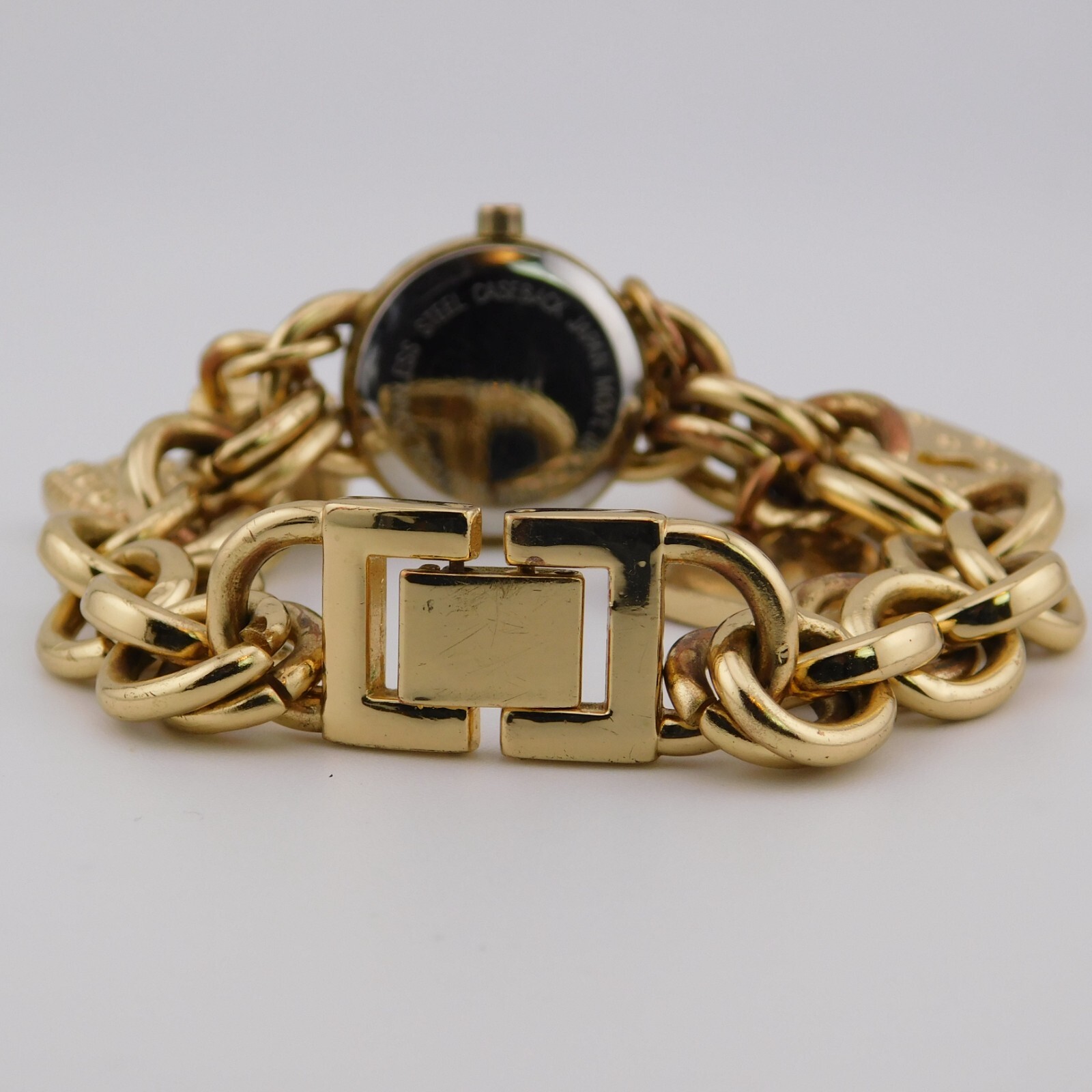ACCUTIME WATCH CORP. Charm Bracelet Women’s Watch Sz. 6 1/2″ New Battery