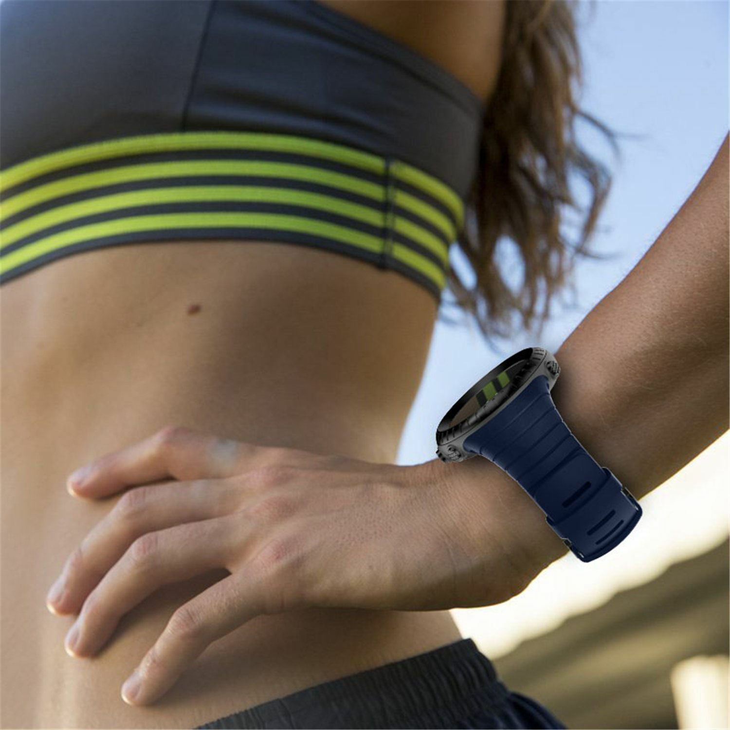 Silicone Sport Strap for Suunto Core Smart Watch Band Rubber Bracelet with Tool