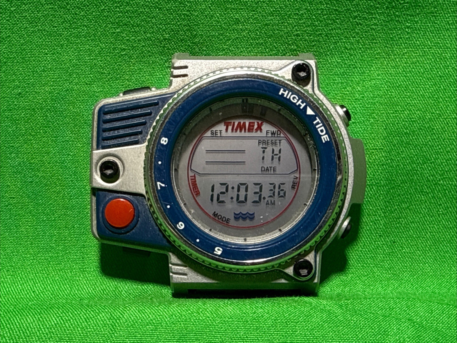 Rare Vintage Timex Victory Men’s Sailing Tide Sports Watch 1980s