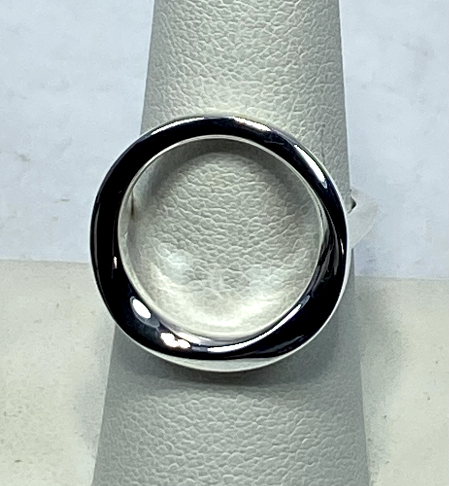 Kit Heath Bevel Cirque Ring Sterling Silver Signed Size 8 NWT