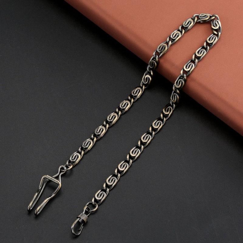 Bronze/Black/Silver/Gold Chain for Pocket Watch Fob Pocket Watches Accessories