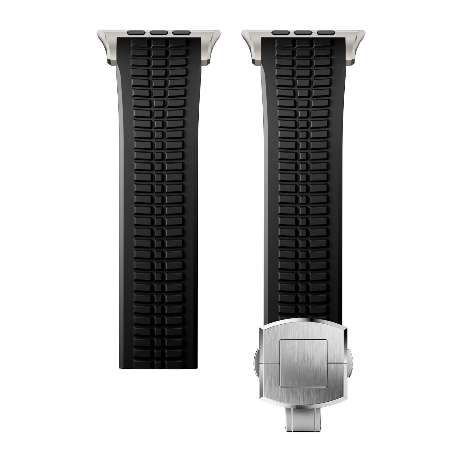 For Apple Watch 42/44/45/46/49mm Silicone Sports Adjustanle Strap Brascelet Band