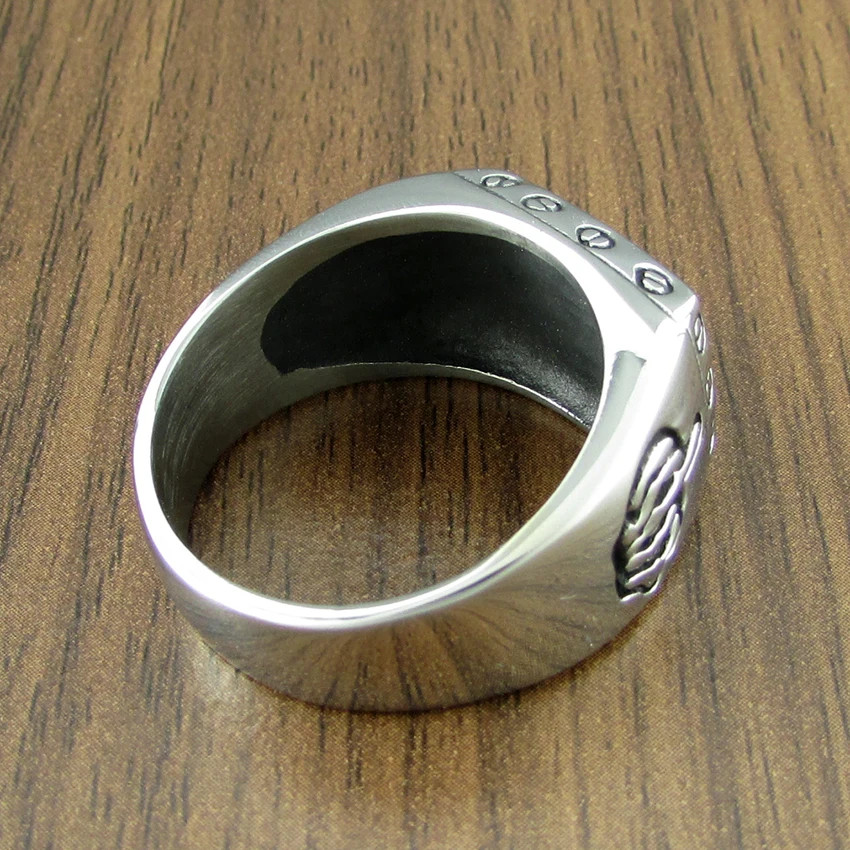Punk Size 7-15 FTW Mechanical Screw Women’s Biker Exquisite 316L Stainless