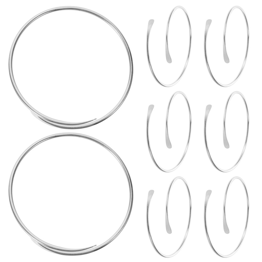 8 PCS Adjustable Bracelet Party Arm Cuff Stackable Armband Engravable