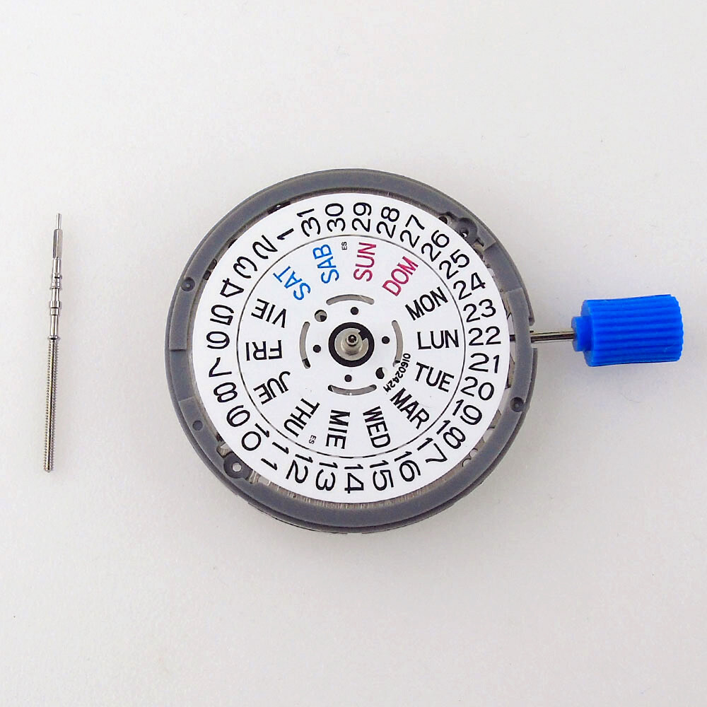 English SPANISH NH36 NH36A mechanical auto movement 3 o’clock/3. 8 o’clock Crown