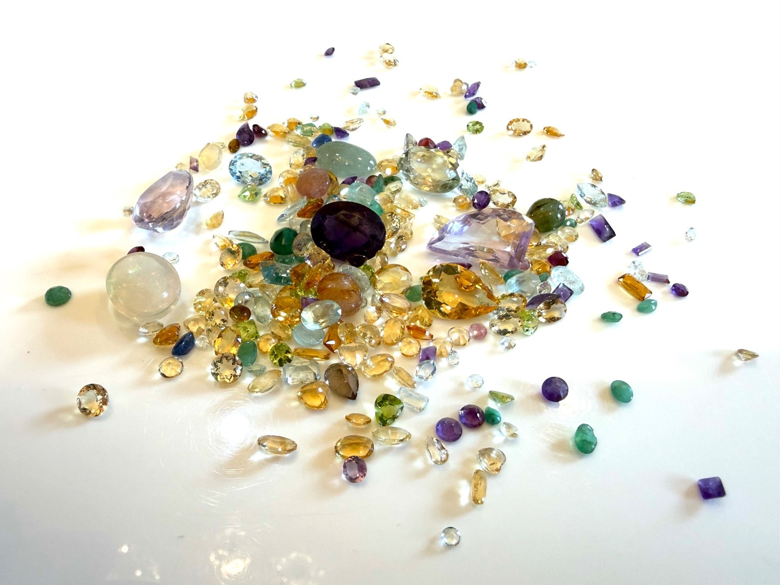 131 CARAT GEM LOT NATURAL UNTREATED GENUINE LOOSE GEMSTONES