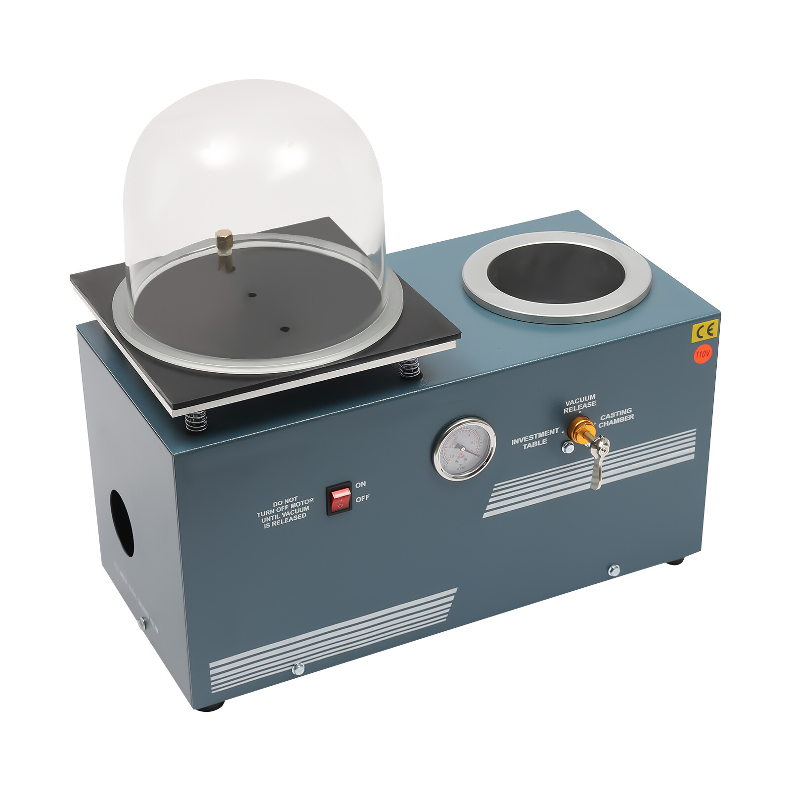 110V 2L Vacuum Investing Casting Investment Machine for Jewelry Lost Wax Cast
