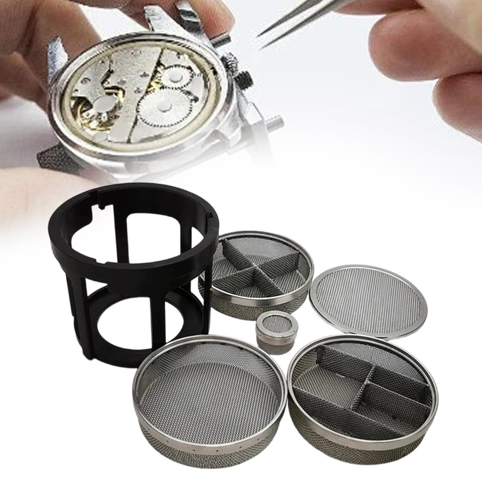 Watch Cleaning Basket Set Made of Robust, Professional Material
