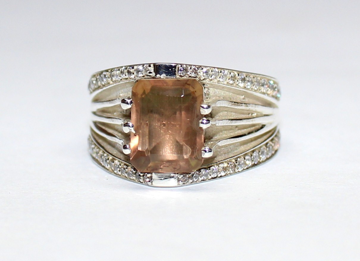 Genuinely Color Change Russian Zultanite Sterling Silver Ring, Alexandrite Ring
