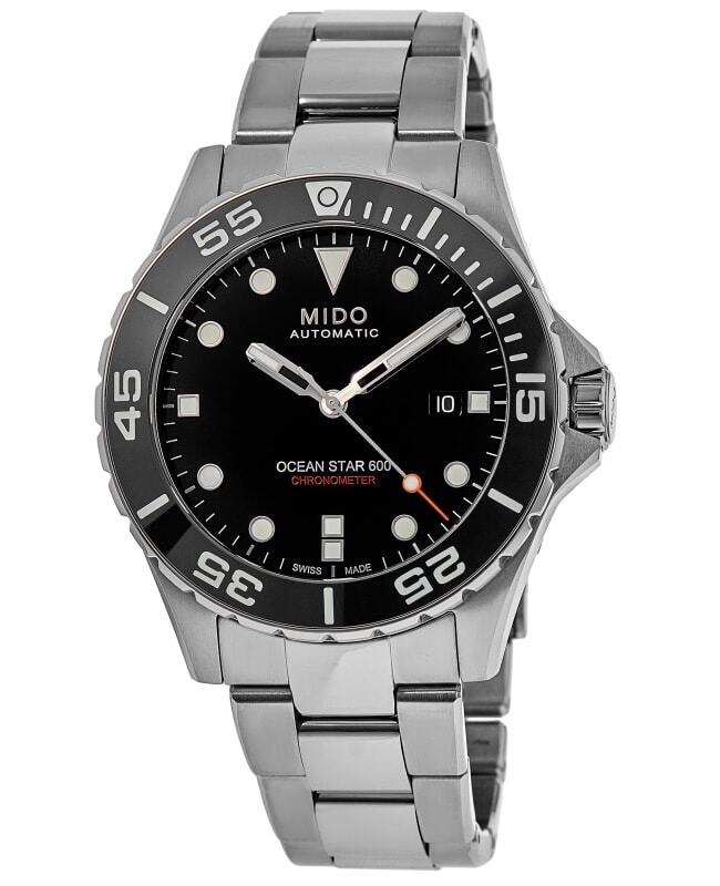 New Mido Ocean Star 600 Chronometer Black Dial Men’s Watch M026.608.11.051.00