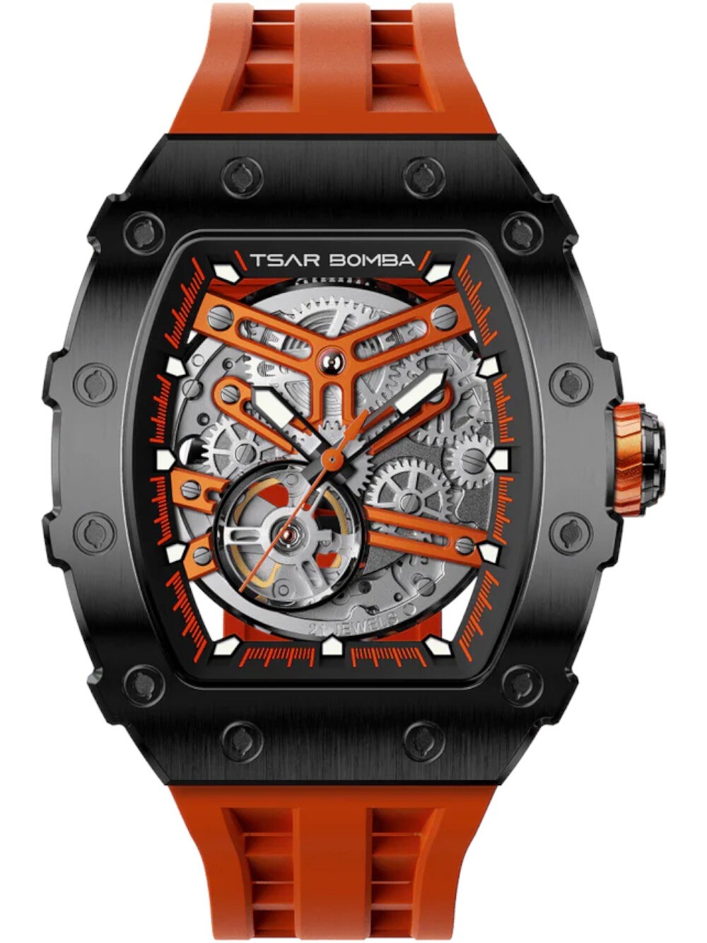 Tsar Bomba TB8208A-40 Mens Watch Elemental Automatic 43mm 5ATM