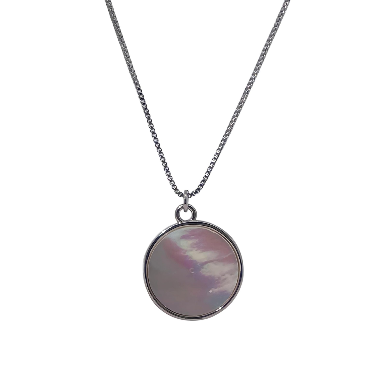Warm Fortune Sunburst Mother-of-Pearl Pendant Necklace for Women: 18K Gold Plate