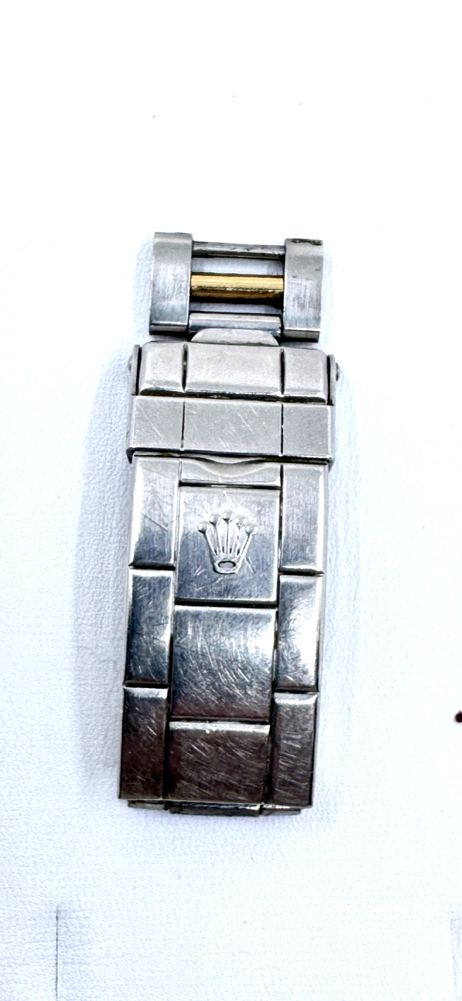 Rolex flip lock Clasp for Steel & Gold Oyster Bracelet Code 93153 18 year 1996