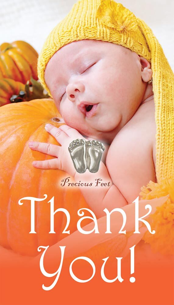 Precious Feet, Silver-Colored, Thanksgiving Donor Card Jewelry, Lapel Pin